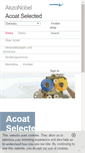 Mobile Screenshot of acoatselected.de