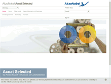 Tablet Screenshot of acoatselected.de